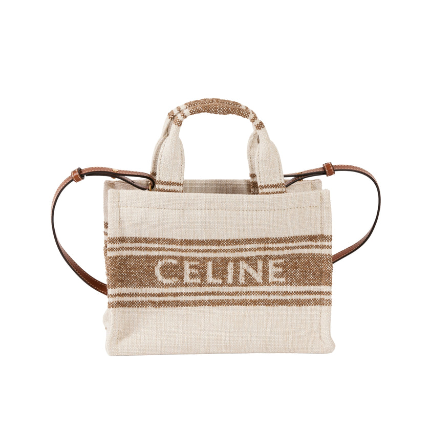 Celine Cabas Thais Tote Small Beige