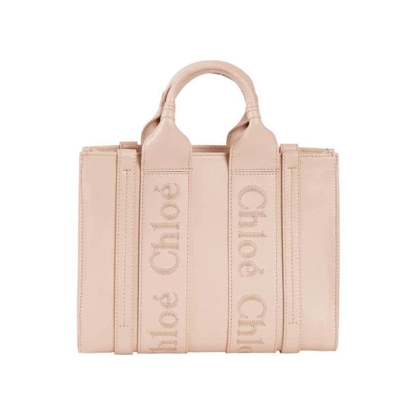Chloé Small Woody Tote Light Pink