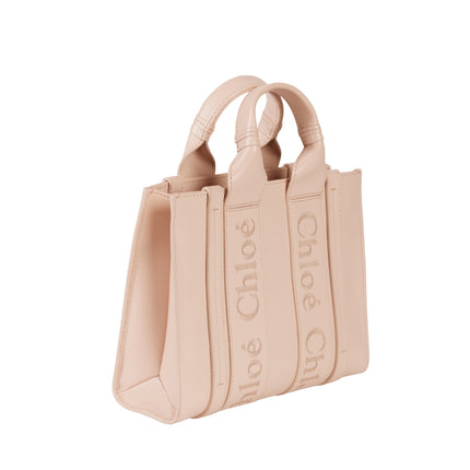 Chloé Small Woody Tote Light Pink