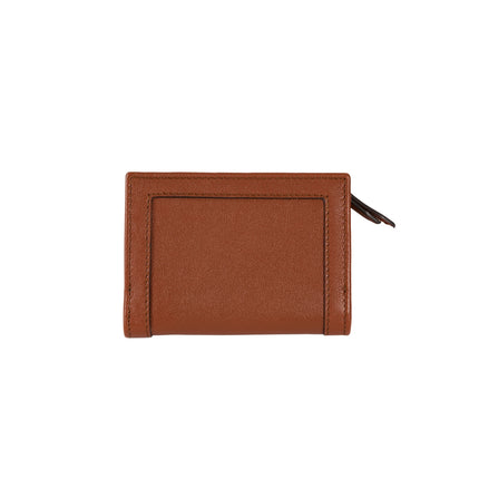 Gucci Bamboo GG Marmont Leather Compact Wallet Brown