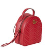 Gucci GG Marmont Leather Backpack Red