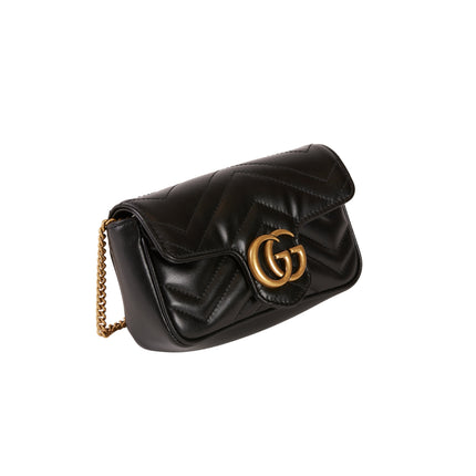 Gucci Marmont Super Mini Crossbody Black