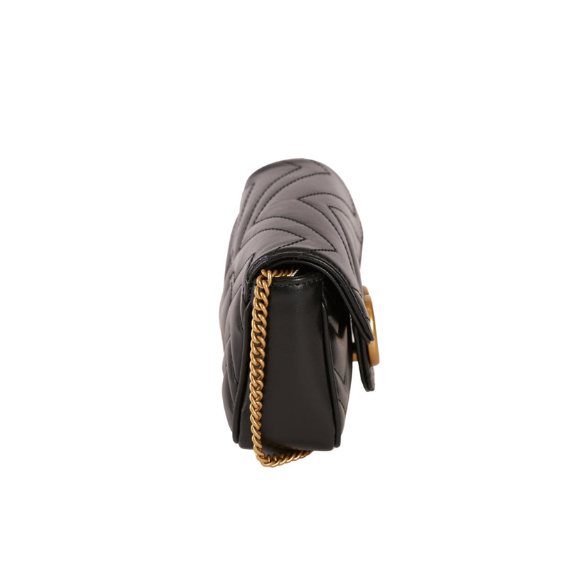 Gucci Marmont Super Mini Crossbody Black