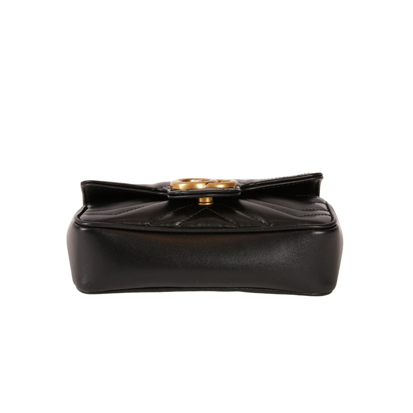 Gucci Marmont Super Mini Crossbody Black