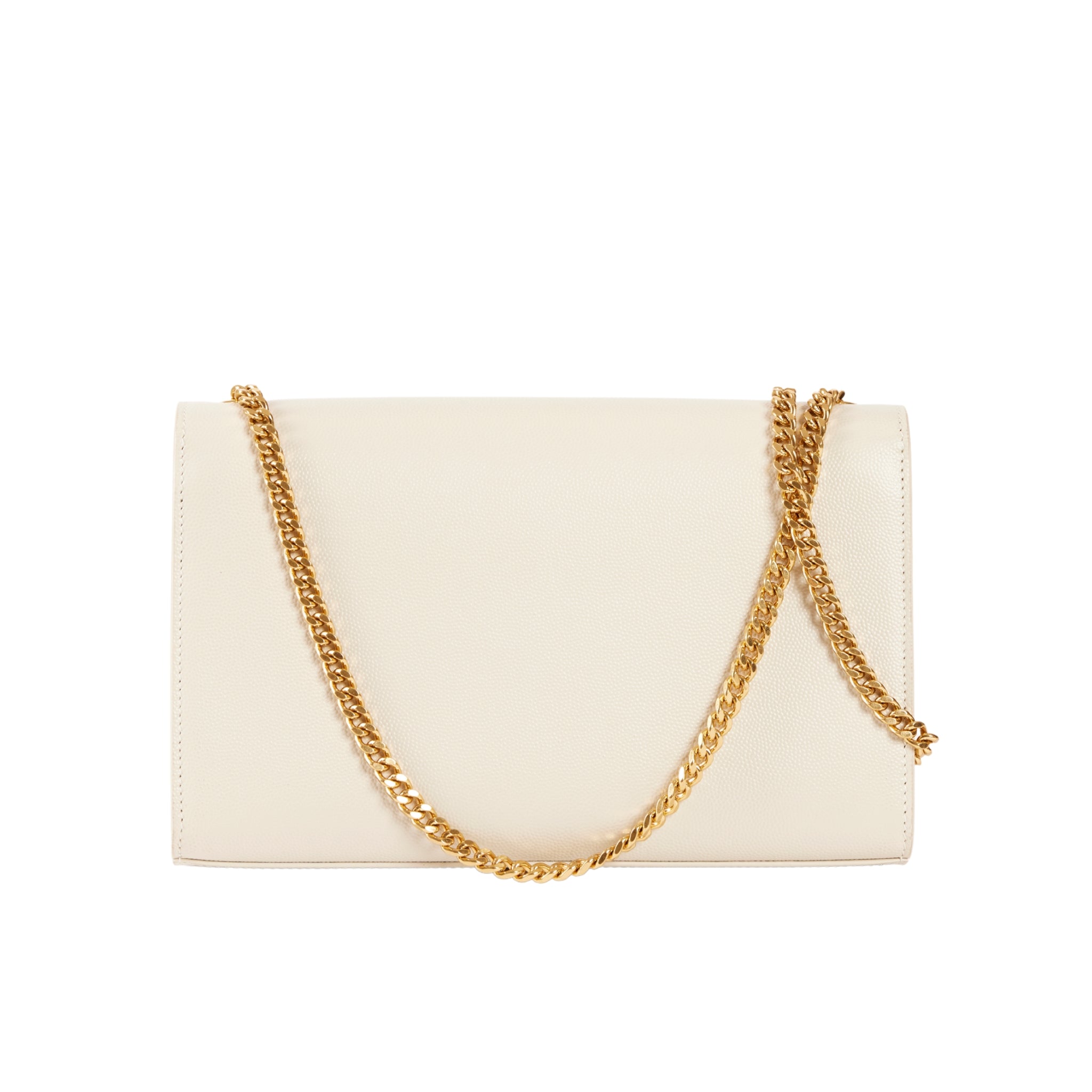 YSL Kate Tassel Medium Vintage Blanc