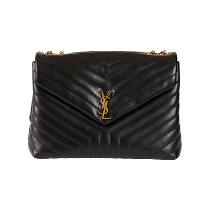 YSL Loulou Large Black GHW