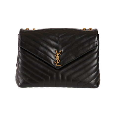 YSL Loulou Large Black GHW