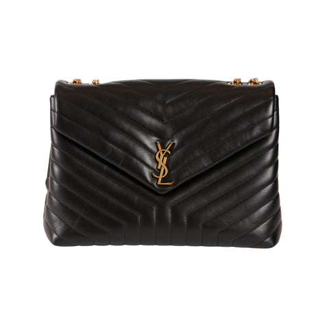 YSL Loulou Large Black GHW