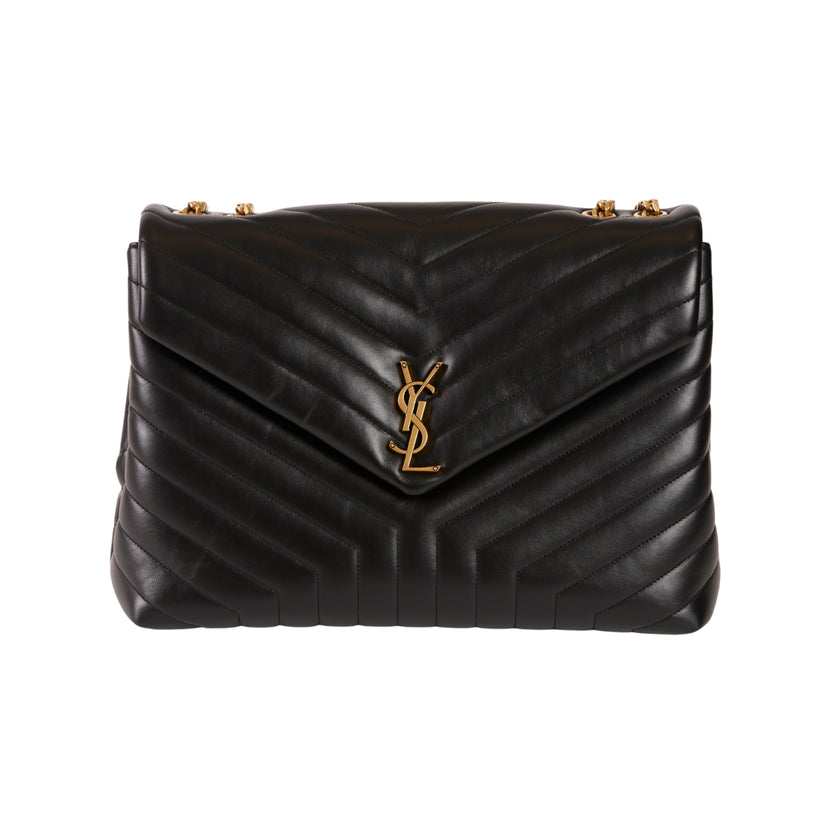 YSL Loulou Large Black GHW