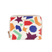 YSL Multi Color Leather Zip Around Wallet