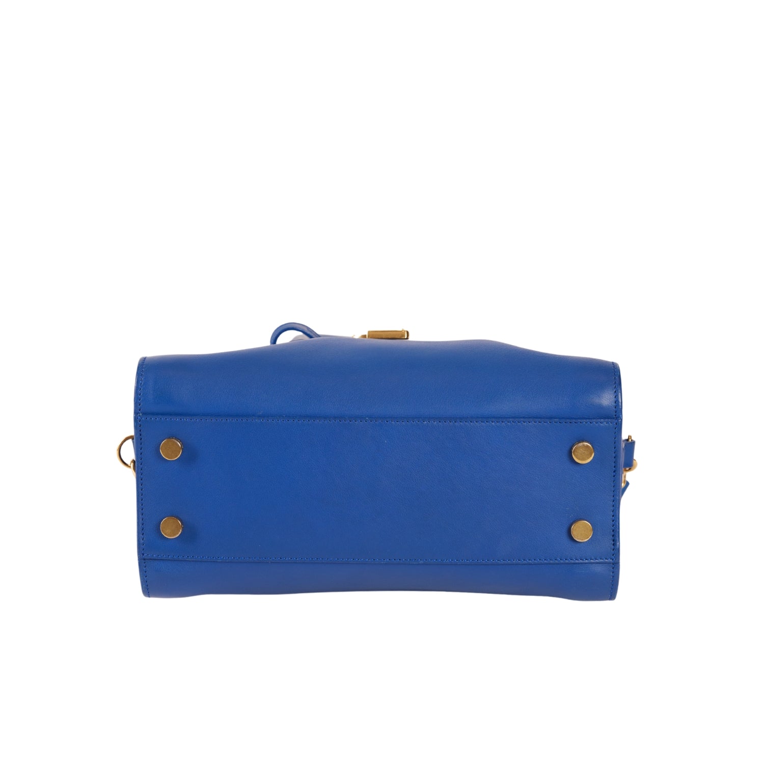 YSL Paris Baby Cabas Leather Blue