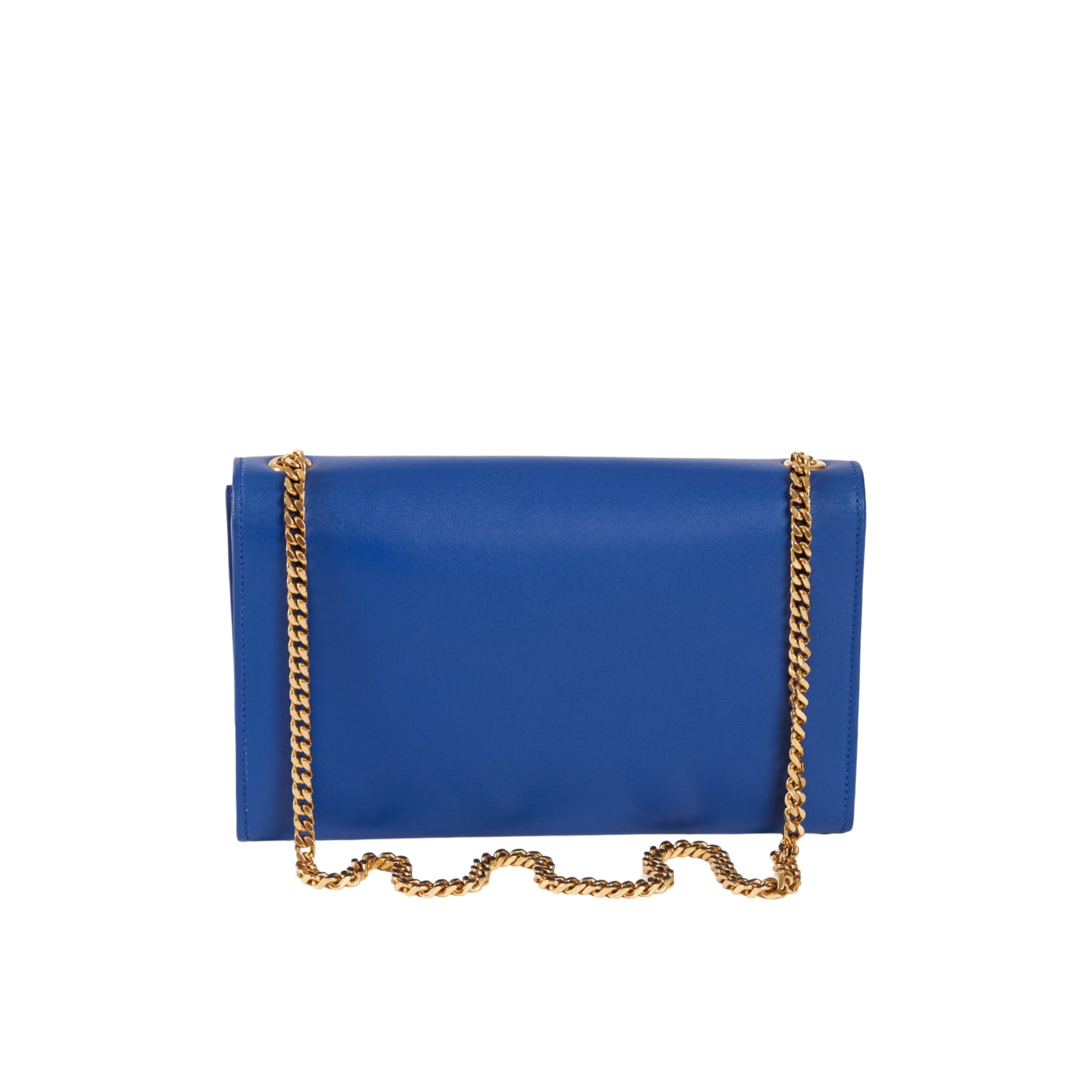 YSL Paris Classic Kate Leather Chain Shoulder Bag Blue