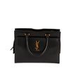 YSL Paris Uptown Leather Handbag Black