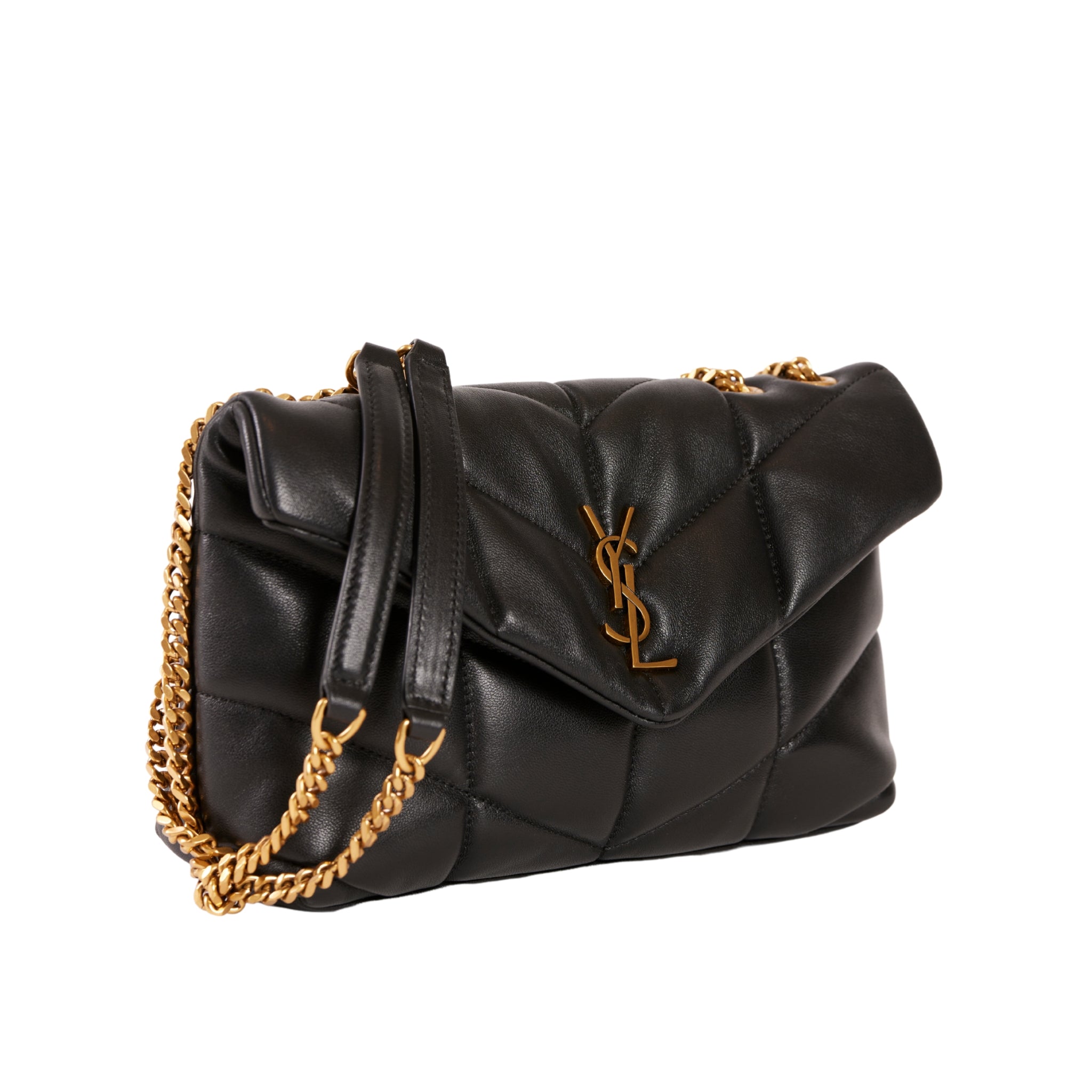 YSL Puffer Small Black