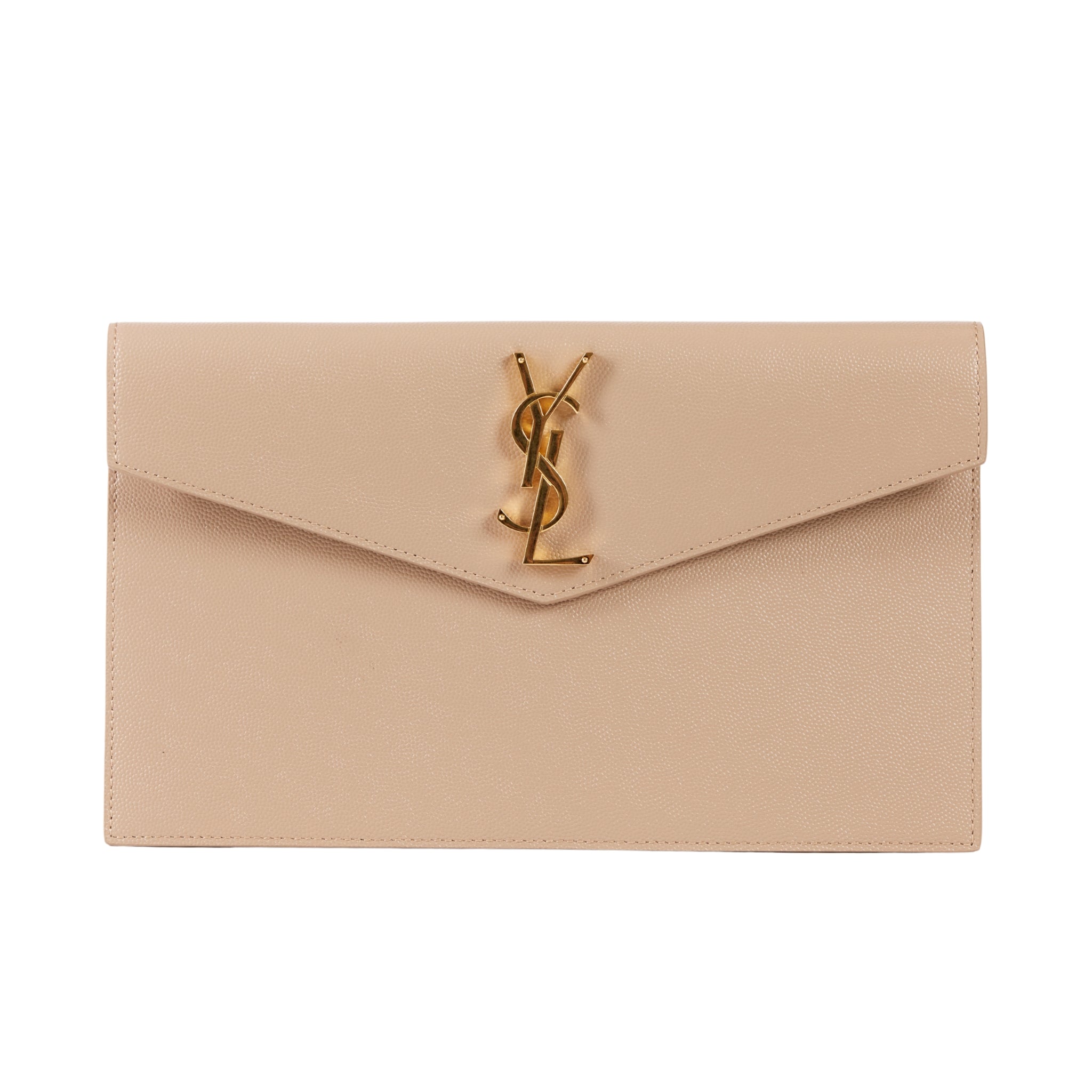 YSL Uptown Pouch Beige