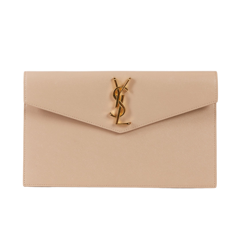 YSL Uptown Pouch Beige