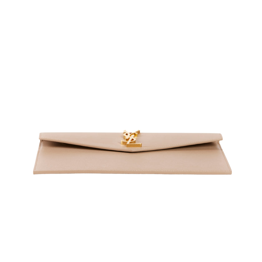 YSL Uptown Pouch Beige