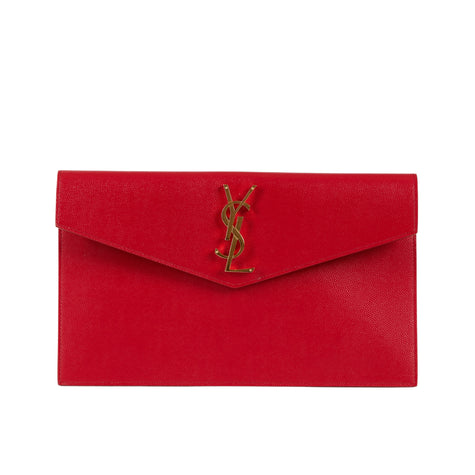 YSL Uptown Pouch Red
