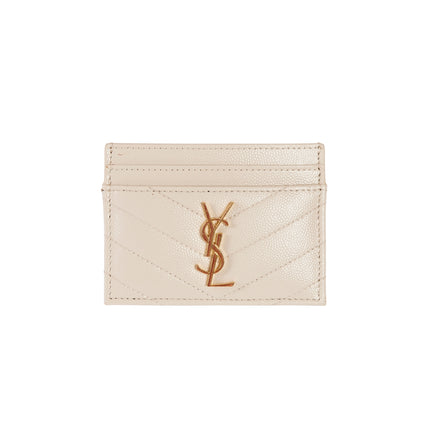 YSL Uptown Pouch Vintage Blanc