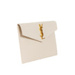 YSL Uptown Pouch Vintage Blanc