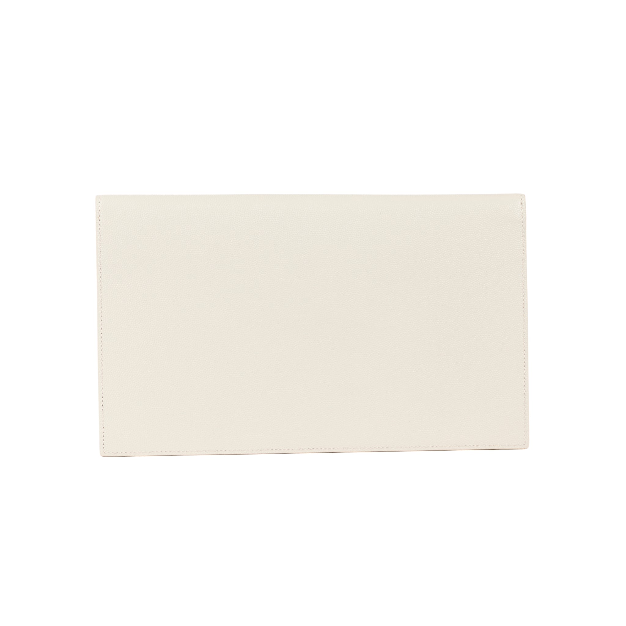 YSL Uptown Pouch Vintage Blanc